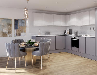 Molesey Crest Kitchen Area CGI