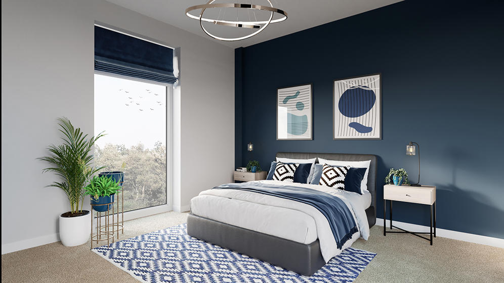 Waldram Crescent Bedroom CGI