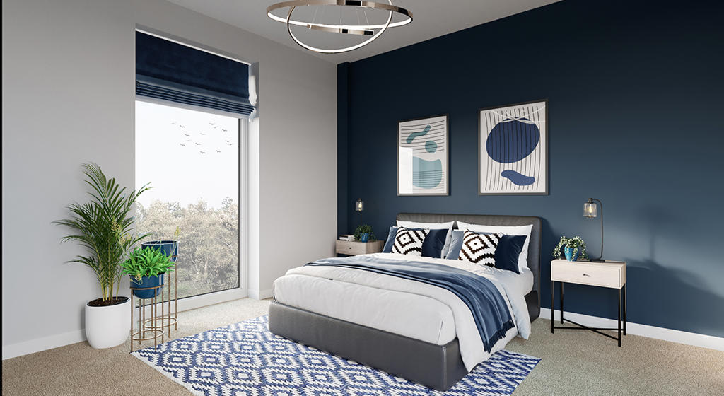 Waldram Crescent Bedroom CGI