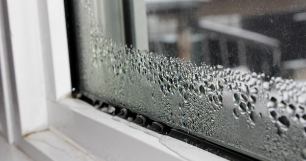 Condensation On Window - stock