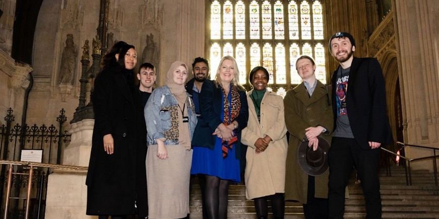 Kickstart winners visit Parliament 2