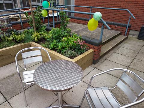 Community garden at Leicester Hospital 13