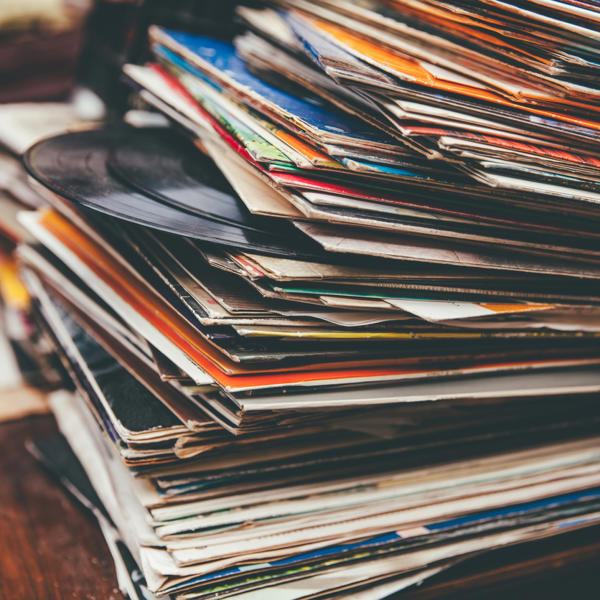 Retro Styled LP Records