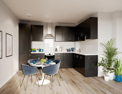 Waldram Crescent Kitchen Area CGI