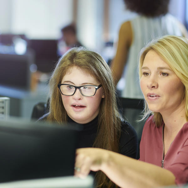 Office job teenager